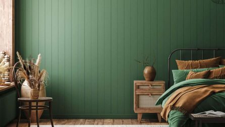 calming green colour bedroom ideas